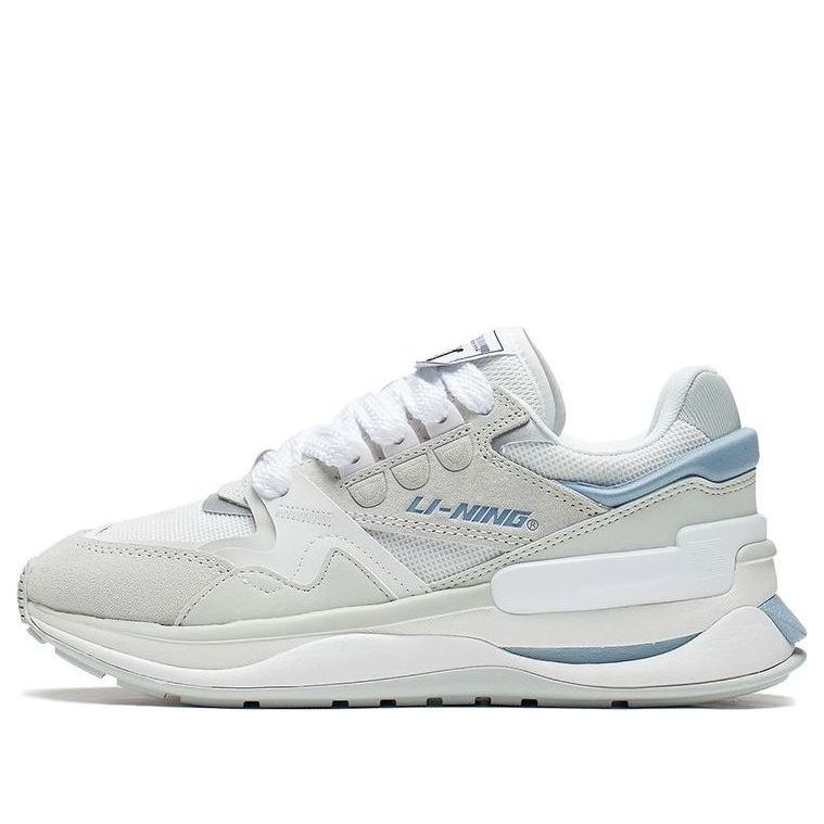 (WMNS) Li-Ning 001 Moment 3M 'Grey White Blue' AGCS110-1