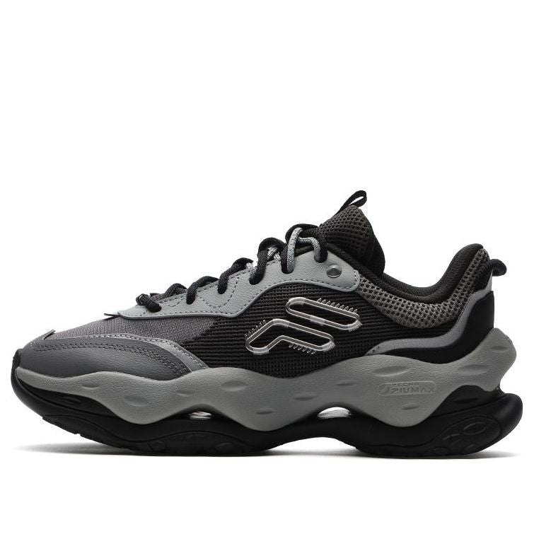 (WMNS) FILA FUSION CHEESE Sneakers 'Black Grey' T12W331101FQP