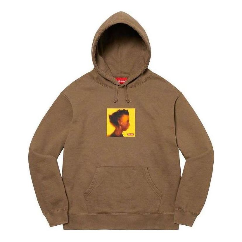 Supreme x Gummo Hooded Sweatshirt 'Olive Green Yellow' SUP-SS22-635