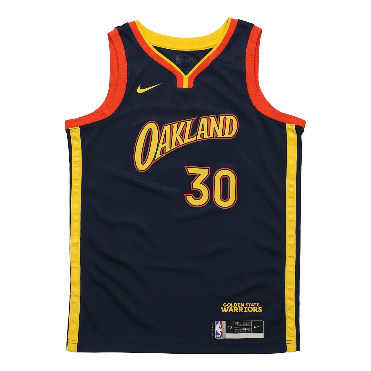 Nike NBA Stephen Curry Golden State Warriors Jersey City Edition Dark blue CN1729-421