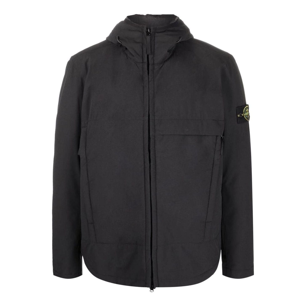 STONE ISLAND Soft-Shell Primaloft Hooded Jacket 'Black' 771540527-V0029