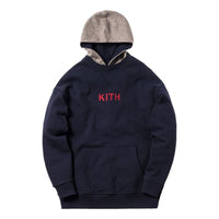 KITH x Bergdorf Goodman Classic Logo Williams 2 Hoodie 'Navy' KH-FW18-005