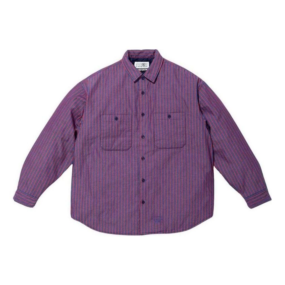 Supreme x MM6 Maison Margiela Padded Shirt 'Purple' SUP-SS24-117