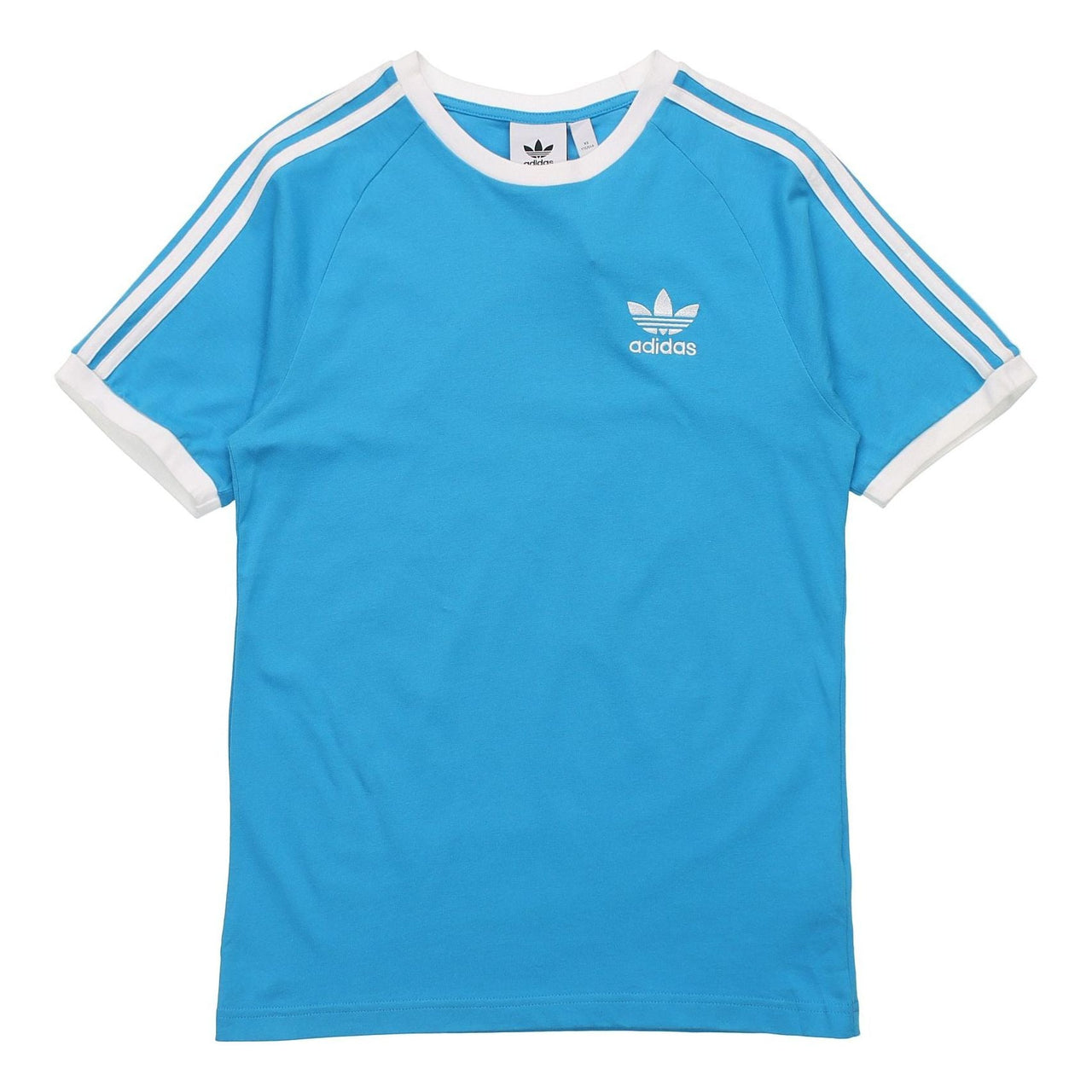 adidas originals 3-Stripes Tee Casual Round Neck Loose Logo Stripe Short Sleeve Blue DZ4587