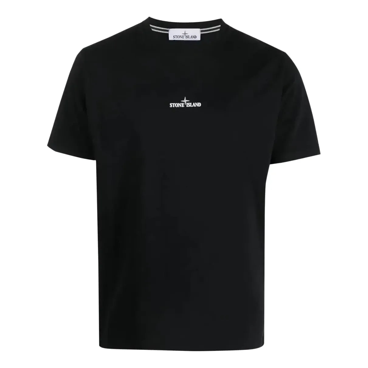 STONE ISLAND Embroidered T-shirt 'Black' 79152NS82-V0029
