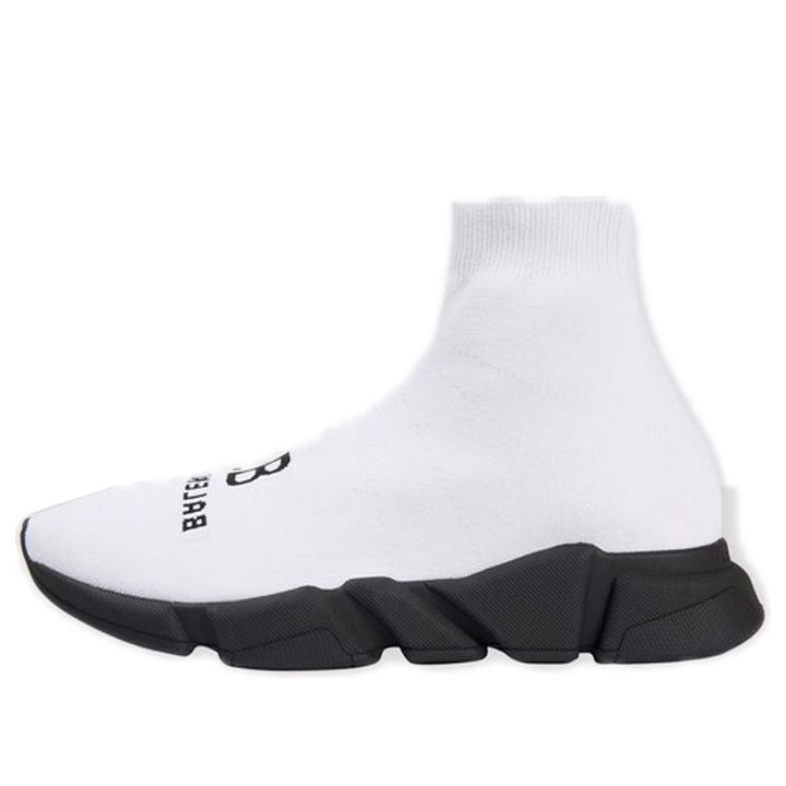 (WMNS) Balenciaga Speed Recycled Sneakers White/Black 617192W2A519010