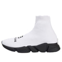 (WMNS) Balenciaga Speed Recycled Sneakers White/Black 617192W2A519010