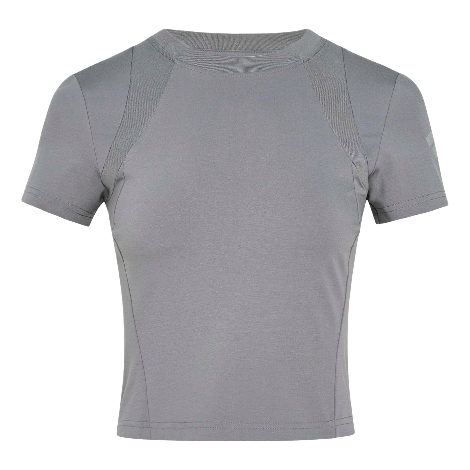 (WMNS) adidas Future Style Woven T-Shirt Asia Sizing 'Grey' KS5174