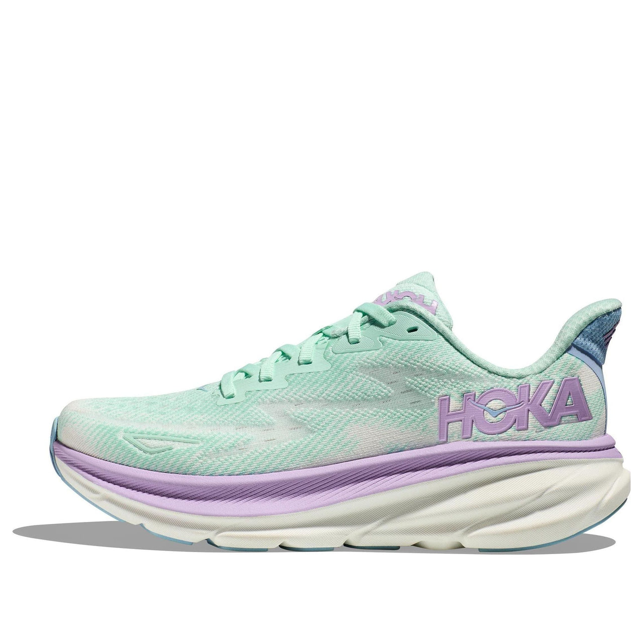 (WMNS) HOKA ONE ONE Clifton 9 'Sunlit Ocean Lilac Mist' 1127896-SOLM