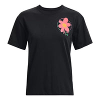(WMNS) Under Armour Bloom Heavyweight T-shirt 'Black' 1376472-001