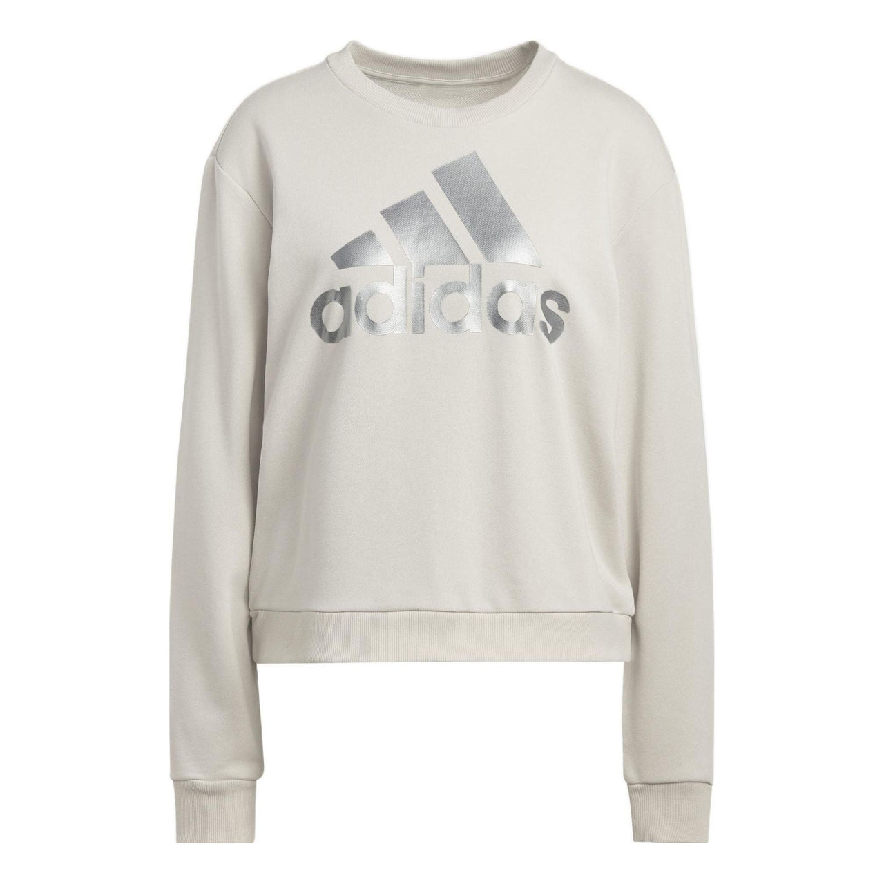 (WMNS) adidas Essentials Logo Loose Sweatshirt 'Beige' HL2071