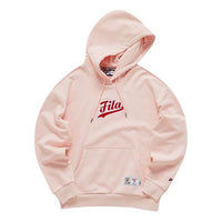 (WMNS) Fila FUSION Alphabet Drawstring Hoodie Pink T11W112204F-LP