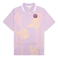 PUMA x KidSuper Knitted Polo Shirt 'Vivid Violet' 62407835