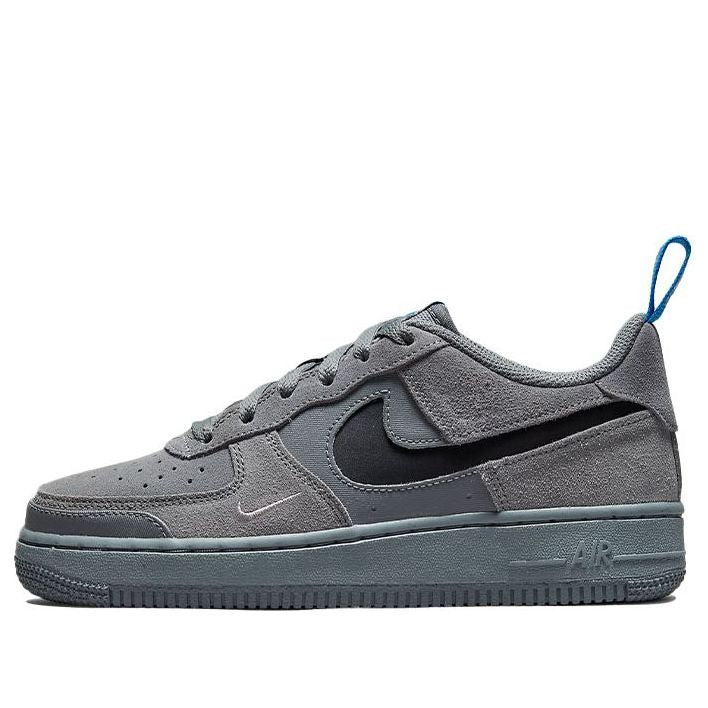 (GS) Nike Air Force 1 Low 'Cut Out Swoosh - Smoke Grey' DQ1097-001
