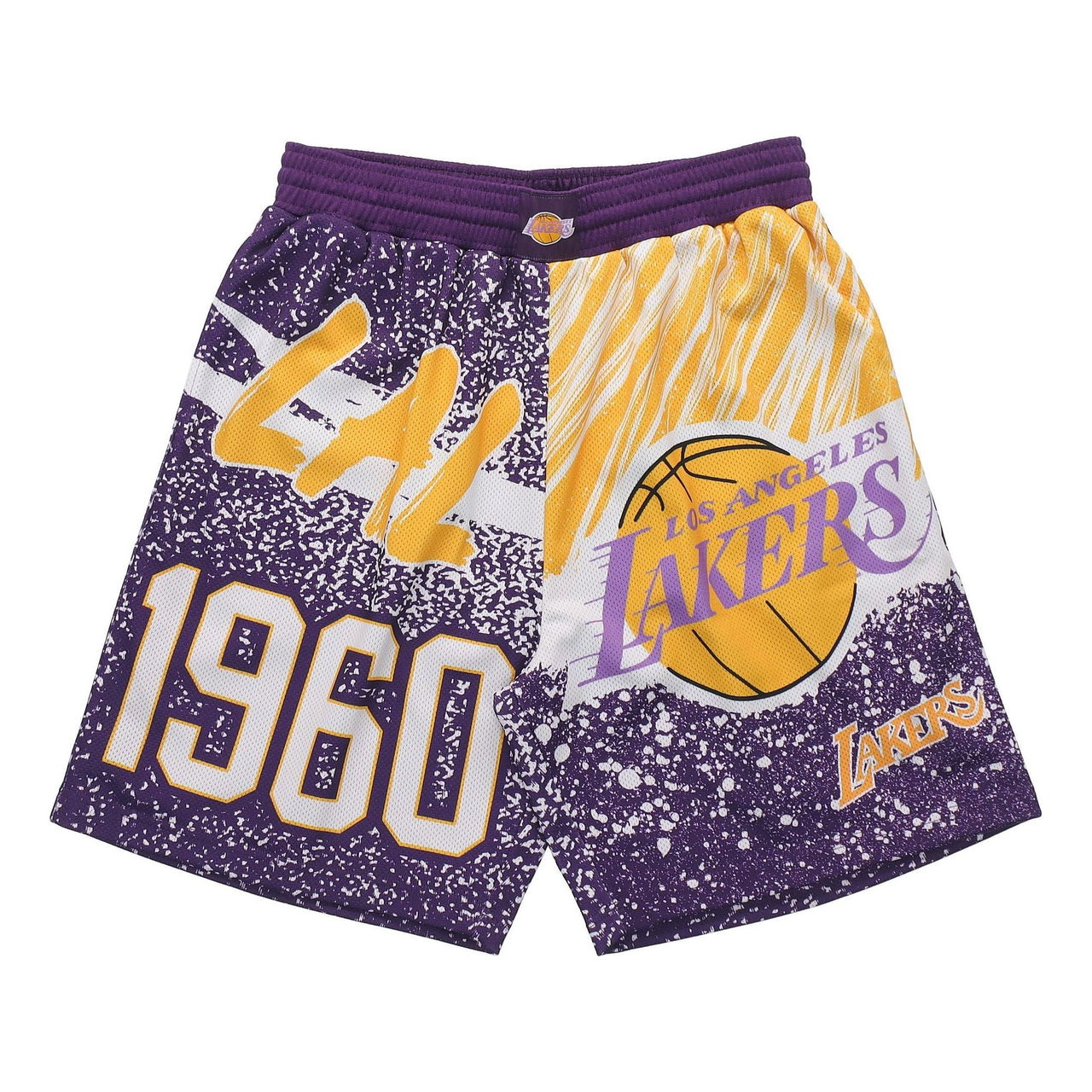 Mitchell & Ness x NBA Jumbotron Sublimated Shorts 'Los Angeles Lakers' SHORAJ19071-LALPURP