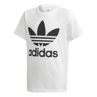 (GS) adidas Originals Trefoil T-Shirt 'White Black' DV2904