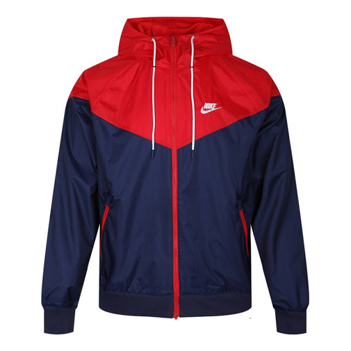Nike Sportswear Windrunner Casual Hooded Jacket Men Blue Navy AR2192-410