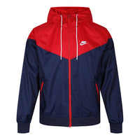 Nike Sportswear Windrunner Casual Hooded Jacket Men Blue Navy AR2192-410