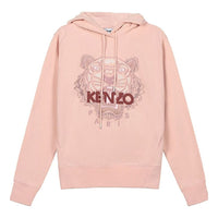 (WMNS) KENZO FW20 Tiger Head Embroidered Pattern hooded Long Sleeves Hoodie Sports Pink FA62SW8714XA-34