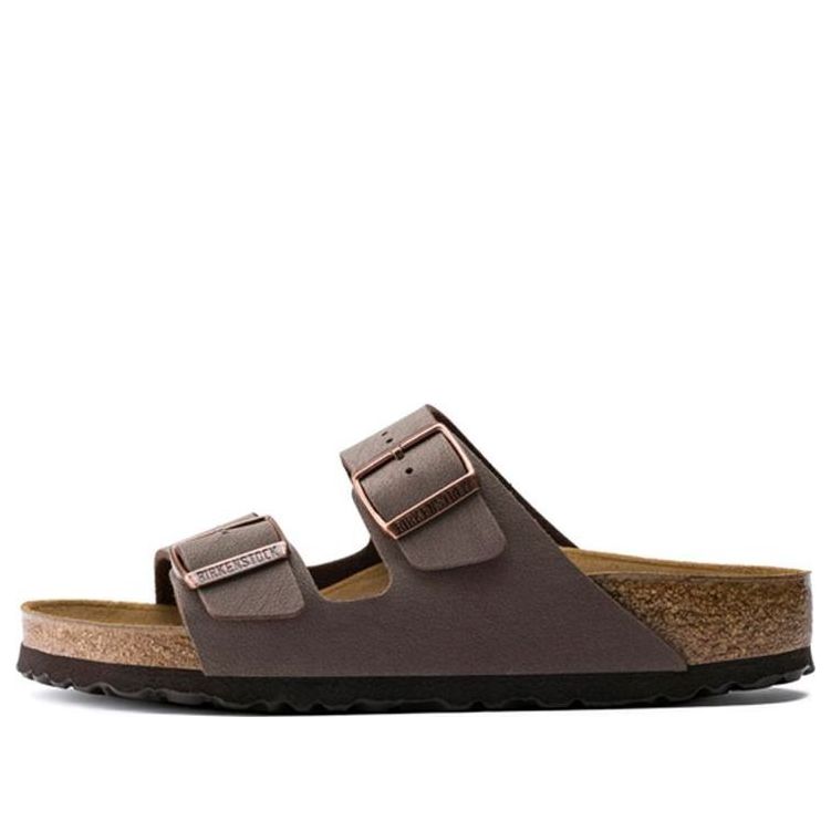 Birkenstock Arizona Birko-Flor Nubuck Sandals 'Mocha' 0151181
