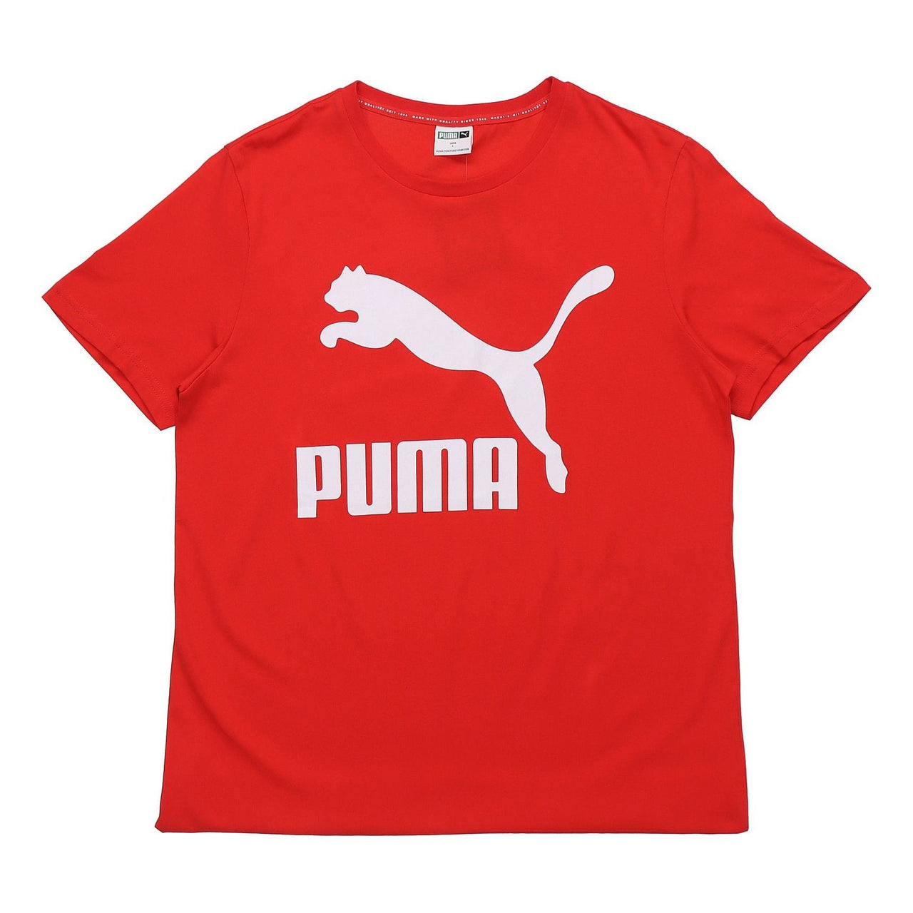 PUMA Classics Logo Short Sleeve TEE Red 596535-11