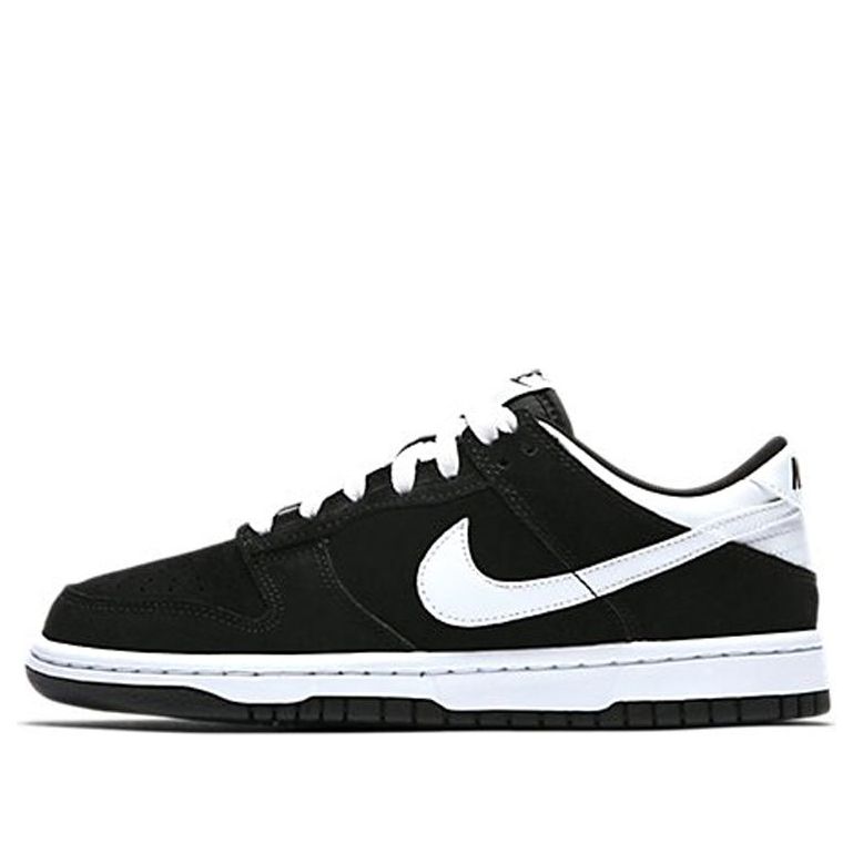 (GS) Nike Dunk Low 'Black White Swoosh' 310569-020