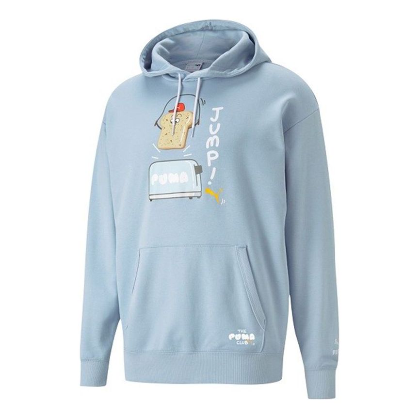 PUMA Club Graphic Funny Printing Knit Sports Light Blue 533198-61