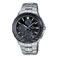 CASIO Waterproof Sapphire Crystal Solar Powered Stainless Steel Strap Quartz Sports Mens Black Analog OCW-S5000ME-1AJF