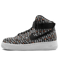 (WMNS) Nike Air Force 1 High 'Just Do It Black Orange' AO5138-001