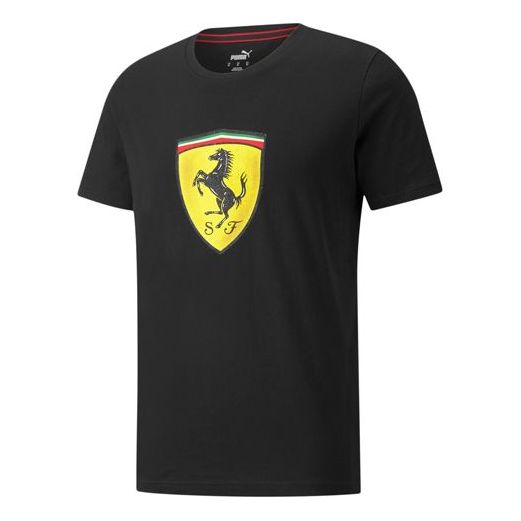 PUMA Series Printing Casual Sports Round Neck Short Sleeve Black 531691-01