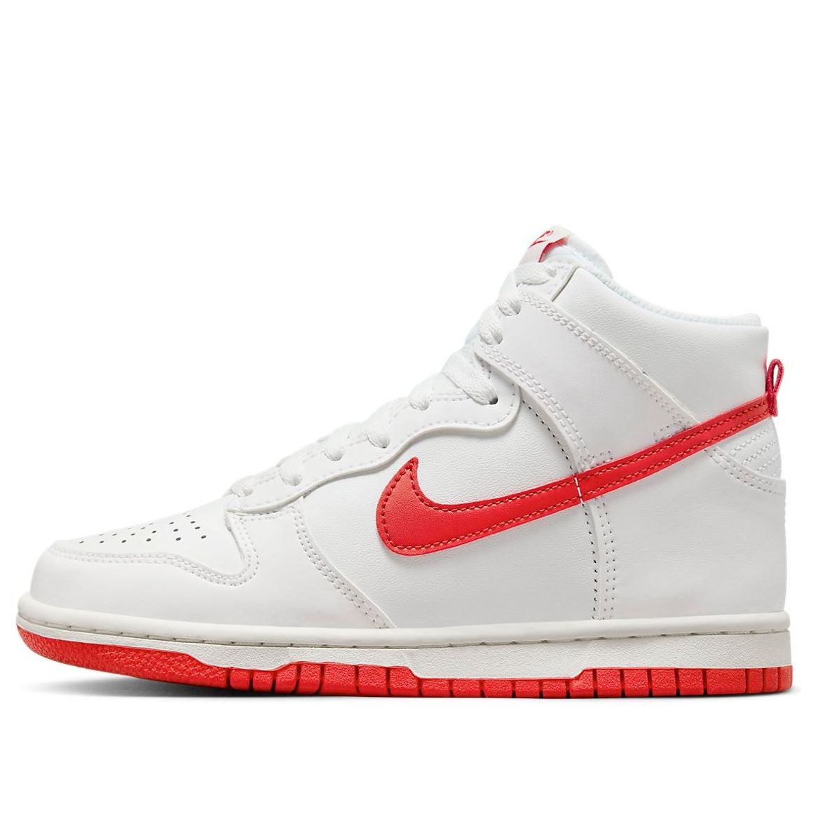 (GS) Nike Dunk High 'White Track Red' DB2179-112