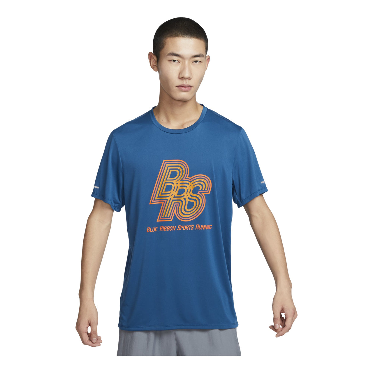 Nike Running Energy Rise 365 Dri-FIT Short-Sleeve Top 'Court Blue Orange' FN3295-476