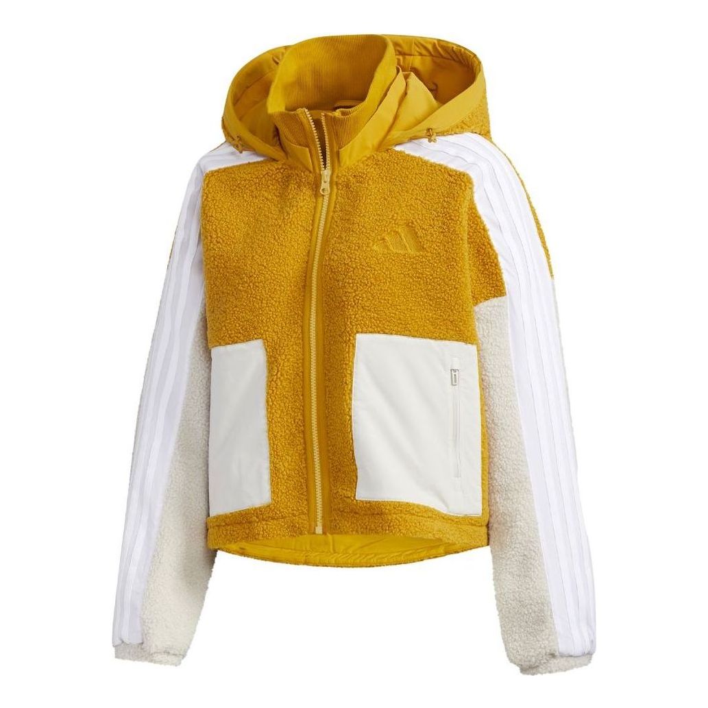 (WMNS) adidas Urban BOA Short Knitted Jacket 'White Tan' GM1425