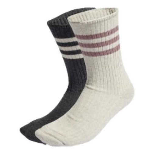 adidas Stripe Long Socks 'Black White' HM7986