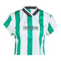 (WMNS) adidas Tiro Colorblock Crop 'Green White' IM4997