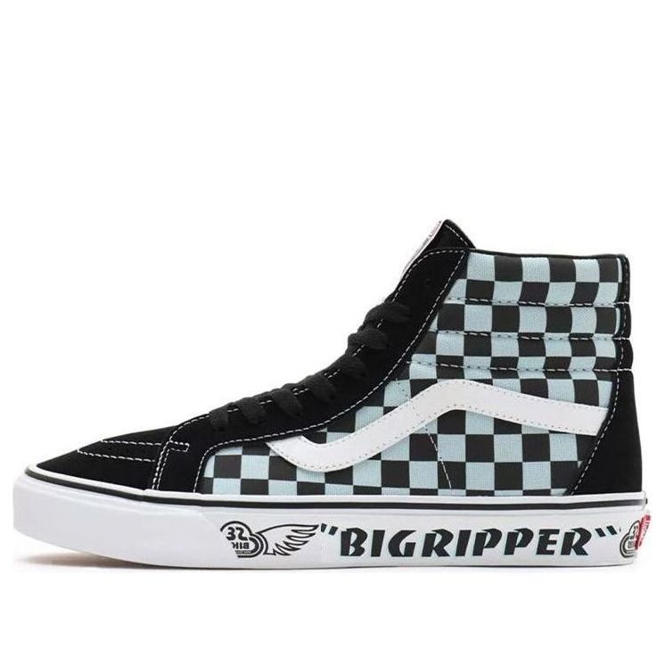 Vans SE Bikes x SK8-HI Reissue 'Big Ripper - Black Reflective Checkerboard' VN0A4BV8A0E
