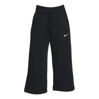 (WMNS) Nike Phoenix Fleece High-Waisted Cropped Sweatpants 'Black' FB8417-010