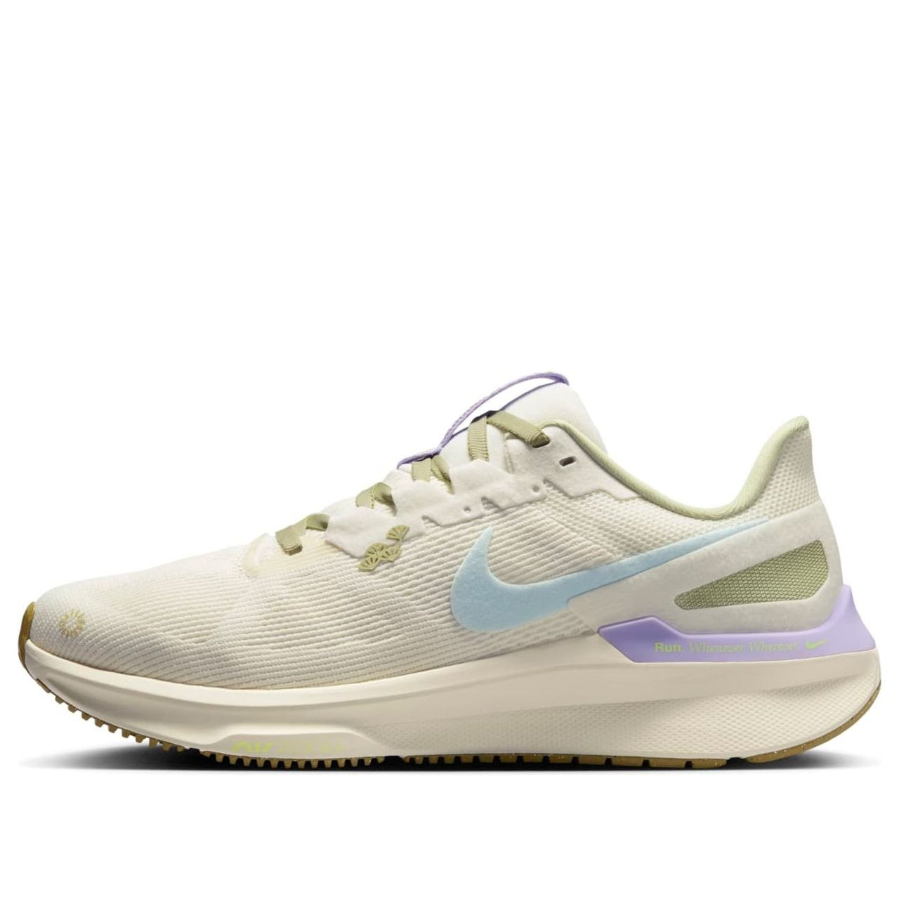 (WMNS) Nike Air Zoom Structure 25 'Sail Glacier Blue Volt' HQ3466-141