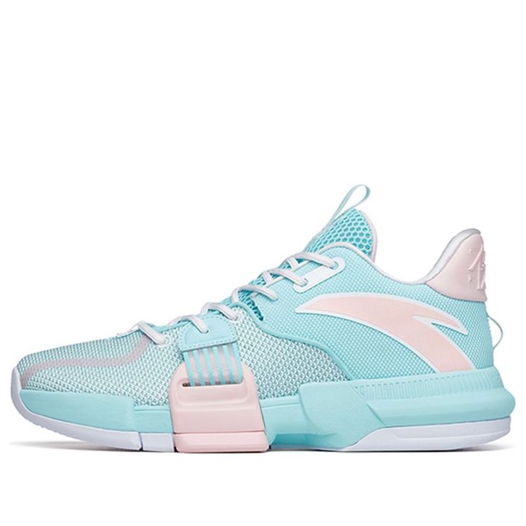 ANTA 1 TD Squeaky Basketball Professional Shoes 'Sky Blue Pink' 112221618-3