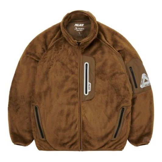 Palace FW21 ULTIMO Polartec High Loft Track Jacket 'Brown' P21JK013