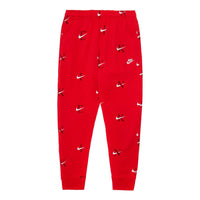 Nike Club AOP Sweatpants 'Red' DV9611-657