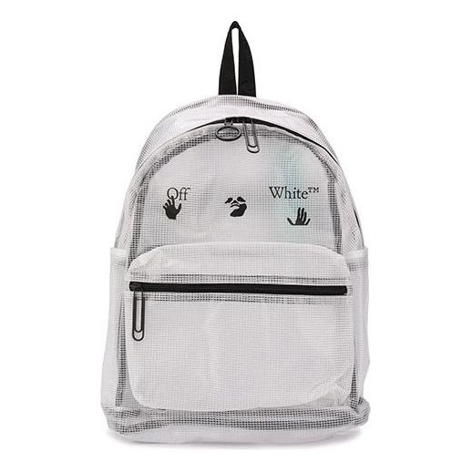 Off-White Logo Printing Backpack OMNB029F20PLA0010110