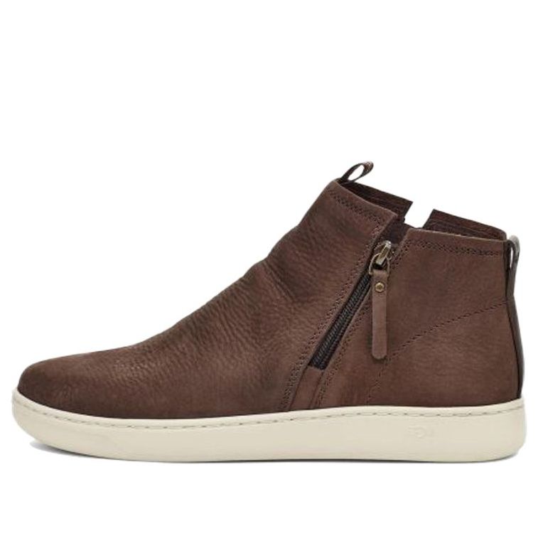 UGG Pismo Cowhide Sports Shoe Zipper Brown 1110979-STT