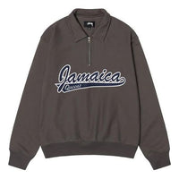 Stussy x Denim Tears Half Zip Fleece 'Charcoal' 318045