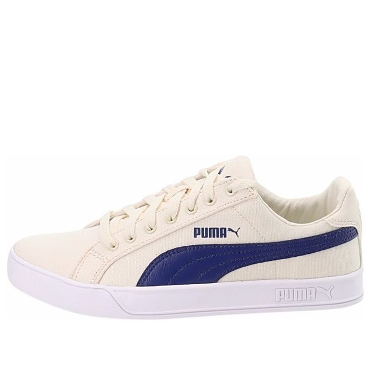 PUMA Smash Vulc Canvas Retro Sports Casual Shoes White 374754-06