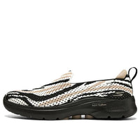 (WMNS) Skechers GO WALK 6 x DVF 'Black White' 124631-ZBA