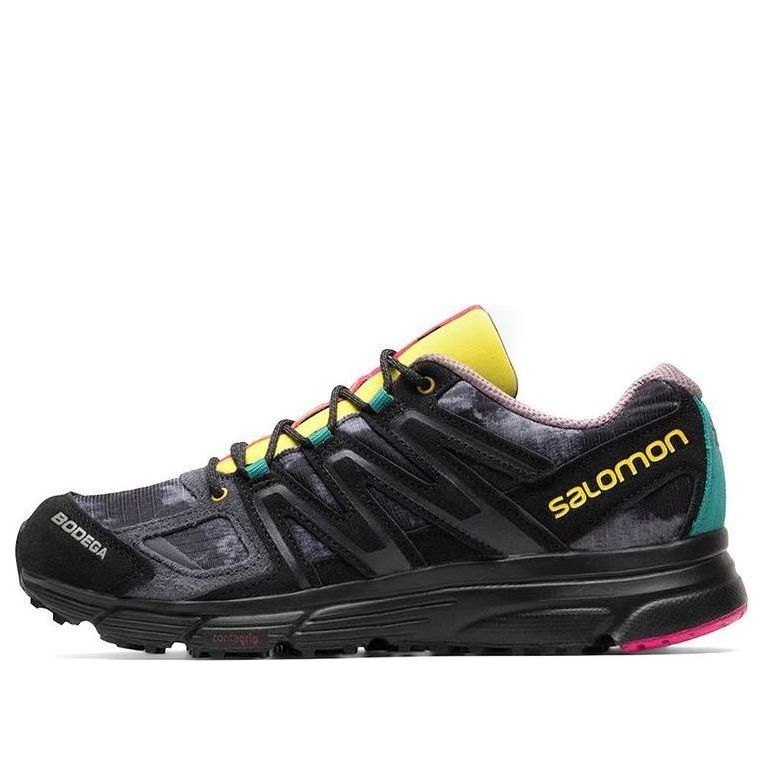 Bodega x SALOMON X-Mission 4 Suede 'Black yellow' 417145