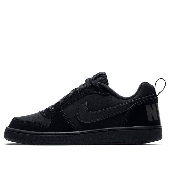 (GS) Nike Court Borough Low Shoes Black 839985-001
