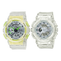 CASIO G-Shock Analog-Digital 'White' GA-110LS-7A&BA-110CR-7A