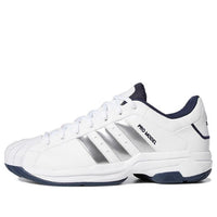 حذاء adidas Pro Model 2G Low 'White Silver Metallic Navy' H68051